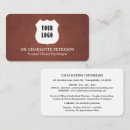 Recherche de psychothérapie cartes visite Conseiller