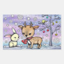 Recherche de lapin de neige autocollants Cerf