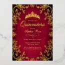 Zoek naar koninklijke kroon uitnodigingen Quinceanera