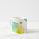 Recherche de de café abstraite tasses Turquoise
