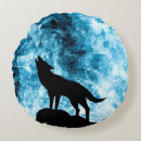 Recherche de fumée bleue coussins Abstrait