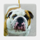 Recherche de français bulldog ornements Rouge