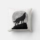 Recherche de loup de chien coussins Lune
