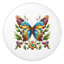 Recherche de papillon boutons et poignées de porte Coloré