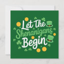 Recherche de shenanigans invitations Irlandais
