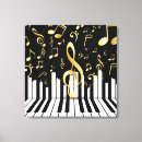 Recherche de piano toiles Noir