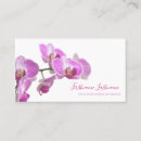 Recherche de fleurs violettes cartes visite Customer