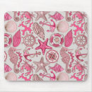 Recherche de coquillage rose tapis souris Mer