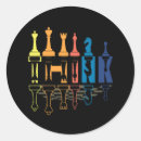 Zoek naar schaakstukken stickers Vintage