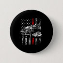 Recherche de pompiers badges Ligne rouge fine