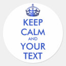 Recherche de keep calm autocollants Bleu