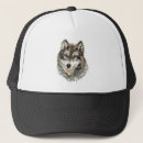Recherche de loups gris casquettes Nature