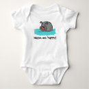 Recherche de hippopotame bébé vêtements Amusant