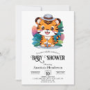 Recherche de tigres invitations Simple
