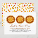 Recherche de tarte invitations Action de grâce