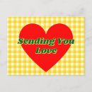 Recherche de coeur jaune cartes postales Pour eux