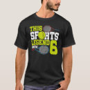 Zoek naar 6de verjaardag tshirts Legende