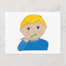 Recherche de dents cartes postales Enfants