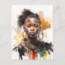 Recherche de tribu cartes postales Femme