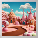 Zoek naar snoep land posters Candyland