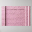 Recherche de mur de briques posters Rose
