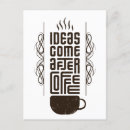 Recherche de grains de café cartes postales Caféine