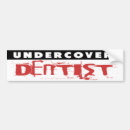 Recherche de le dentiste voiture autocollants Drôle