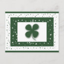 Recherche de shamrocks cartes postales Salutation