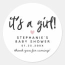 Recherche de étiquettes de baby shower autocollants Simple
