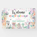 Recherche de animaux jungle banderoles Premier anniversaire