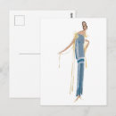 Zoek naar parijs mode briefkaarten Blauw