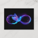 Recherche de colibri bleu cartes visite Violet