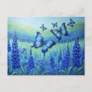 Zoek naar vlinder blauw briefkaarten Blauwe vlinders