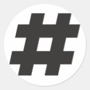 Recherche de hashtags autocollants Hachage