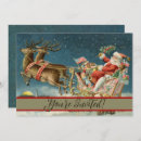 Recherche de antique noël invitations Santa claus