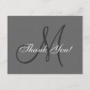 Recherche de remercient vœux cartes Monogramme