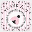 Zoek naar lieveheersbeestje baby shower stickers Roze