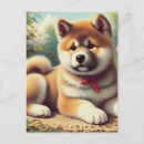 Recherche de akita cartes postales Dog