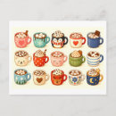 Recherche de de chocolat chaud cartes postales Mignon
