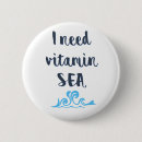 Recherche de bord la mer badges Bleu