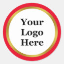 Recherche de gold logo autocollants Élégant