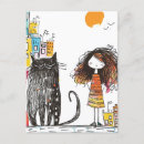 Recherche de fille de chat cartes postales Chaton