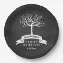 Recherche de arbre noir et blanc assiettes À la mode