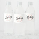 Recherche de bouteilles eau étiquettes Girly