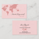 Recherche de affaires voyage cartes visite Élégant