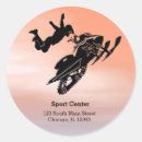 Recherche de sports extrêmes autocollants Silhouette