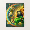 Recherche de trèfle puzzles Vert