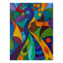 Recherche de peinture de paon posters Coloré