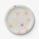Recherche de motif girly assiettes en papier Pour enfants