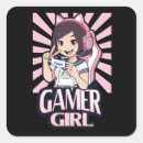 Recherche de gamer fille autocollants Anime